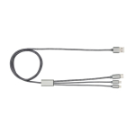 Robustes Ladekabel für mehrere Geräte BrandCharger farbe graphit erste Ansicht