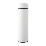 Thermosflasche 425 ml rEdelstahl mit herausnehmbarem Teesieb farbe weiß zweite Ansicht