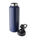 Edelstahlflasche mit Fach am Boden als Werbegeschenk, 1 L achte Ansicht