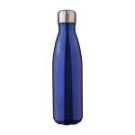 Doppelwandige Flasche aus recyceltem Edelstahl 500ml farbe blau erste Ansicht
