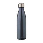 Doppelwandige Flasche aus recyceltem Edelstahl 500ml farbe graphit zweite Ansicht