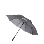 Automatik-8-Paneel-Regenschirm mit Klettverschluss, Ø120 cm farbe grau Ansicht mit Druckbereich