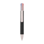 4-in-1-Multifunktionsstift aus umweltfreundlichem Papier farbe schwarz erste Ansicht