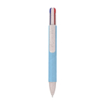 4-in-1-Multifunktionsstift aus umweltfreundlichem Papier farbe hellblau erste Ansicht