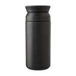 Doppelwandige Edelstahlflasche mit matter Oberfläche, 350 ml farbe schwarz erste Ansicht