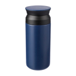 Doppelwandige Edelstahlflasche mit matter Oberfläche, 350 ml farbe blau zweite Ansicht