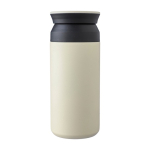 Doppelwandige Edelstahlflasche mit matter Oberfläche, 350 ml farbe gebrochen weiß erste Ansicht