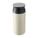 Doppelwandige Edelstahlflasche mit matter Oberfläche, 350 ml dritte Ansicht