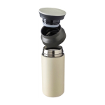 Doppelwandige Edelstahlflasche mit matter Oberfläche, 350 ml vierte Ansicht