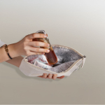 Kulturbeutel aus Recyclingbaumwolle, Innen mit Aluminium farbe natürliche farbe zweite Ansicht