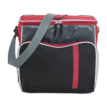Kühltasche mit verschiedenen Außenfächern farbe rot erste Ansicht
