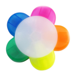 5 Leuchtstifte mit Orange, Rosa, Blau, Grün und Gelb farbe mehrfarbig erste Ansicht