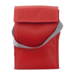 Kühltasche aus Polyester mit Klettverschluss oben farbe rot erste Ansicht