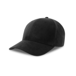 Weiches Cap aus recyceltem Polyester, 6 Paneele, 135 g/m2 farbe schwarz