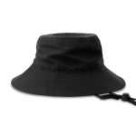 Wasserabweisender Fischerhut aus recyceltem Nylon, 120 g/m² farbe schwarz