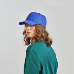 Baseballkappe mit italienischer Flagge im Schirm, 220 g/m2