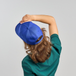 Baseballkappe mit italienischer Flagge im Schirm, 220 g/m2