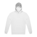 Weit geschnittener Öko-Unisex-Hoodie, 280 g/m2, B&C farbe weiß