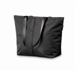 Kühltasche aus recyceltem Meerplastik, 180 g/m2 farbe schwarz