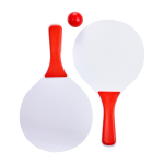 Set mit Schlägern aus Holz und Ball für Standurlaub farbe rot erste Ansicht