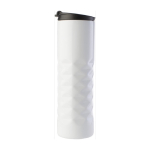 Thermobecher aus Edelstahl mit geometrischem Design, 460 ml erste Ansicht