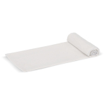 RPET-Handtuch mit Schnelltrocknung-Technologie 200g/m² 30x80cm farbe weiß/grau zweite Ansicht