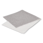 RPET-Handtuch mit Schnelltrocknung-Technologie 200g/m² 30x80cm farbe weiß/grau fünfte Ansicht