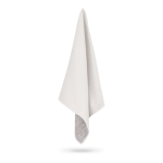 RPET-Handtuch mit Schnelltrocknung-Technologie 200g/m² 30x80cm farbe weiß/grau sechste Ansicht