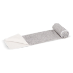 RPET-Handtuch schnelltrocknend 200g/m² 50x100cm farbe weiß/grau