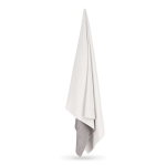 RPET-Handtuch mit schnelltrocknender Technologie 200g/m² 70x140cm farbe weiß/grau sechste Ansicht