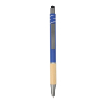 Kuli mit Bambus und Anti-Stress-Spinner, blaue Tinte farbe dunkelblau zweite Ansicht