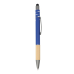 Kuli mit Bambus und Anti-Stress-Spinner, blaue Tinte farbe dunkelblau fünfte Ansicht