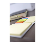 Haftnotizen in verschiedenen Größen und Farben dritte Ansicht