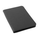 Bedruckte Aktenmappe mit diversen Fächern und Notizblock, A4 farbe schwarz erste Ansicht