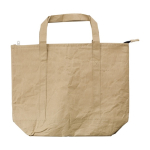 Kühltasche aus laminiertem Papier mit Aluminium-Innenseite farbe braun erste Ansicht