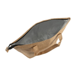 Kühltasche aus laminiertem Papier mit Aluminium-Innenseite farbe braun neunte Ansicht