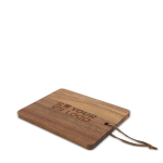Schneidebrett aus Akazienholz mit Kordel bedrucken Ansicht mit Druckbereich