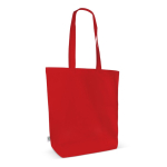 Tasche aus Bio-Baumwolle mit langen Henkeln, 270 g/m2 farbe rot