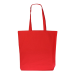 Tasche aus Bio-Baumwolle mit langen Henkeln, 270 g/m2 farbe rot zweite Ansicht