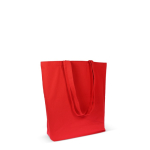 Tasche aus Bio-Baumwolle mit langen Henkeln, 270 g/m2 farbe rot dritte Ansicht