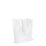 Tasche aus Bio-Baumwolle mit langen Henkeln, 270 g/m2 farbe weiß dritte Ansicht
