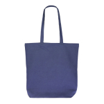 Tasche aus Bio-Baumwolle mit langen Henkeln, 270 g/m2 farbe dunkelblau zweite Ansicht