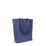 Tasche aus Bio-Baumwolle mit langen Henkeln, 270 g/m2 farbe dunkelblau dritte Ansicht