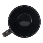 Stapelbare Porzellantasse mit kleinem Henkel, 270 ml farbe schwarz sechste Ansicht