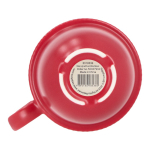 Stapelbare Porzellantasse mit kleinem Henkel, 270 ml farbe rot siebte Ansicht