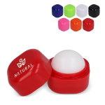 Lippenbalsam in Kugelform in Box aus ABS, LSF 15