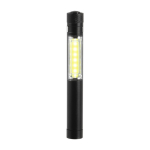 Taschenlampe mit COB-Technologie, Magnet und Metallclip farbe schwarz erste Ansicht