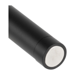 Taschenlampe mit COB-Technologie, Magnet und Metallclip farbe schwarz zweite Ansicht