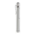 Taschenlampe mit COB-Technologie, Magnet und Metallclip farbe silber sechste Ansicht