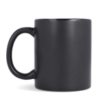 Matte Keramiktasse mit glänzendem Innenrand, 350 ml farbe schwarz vierte Ansicht